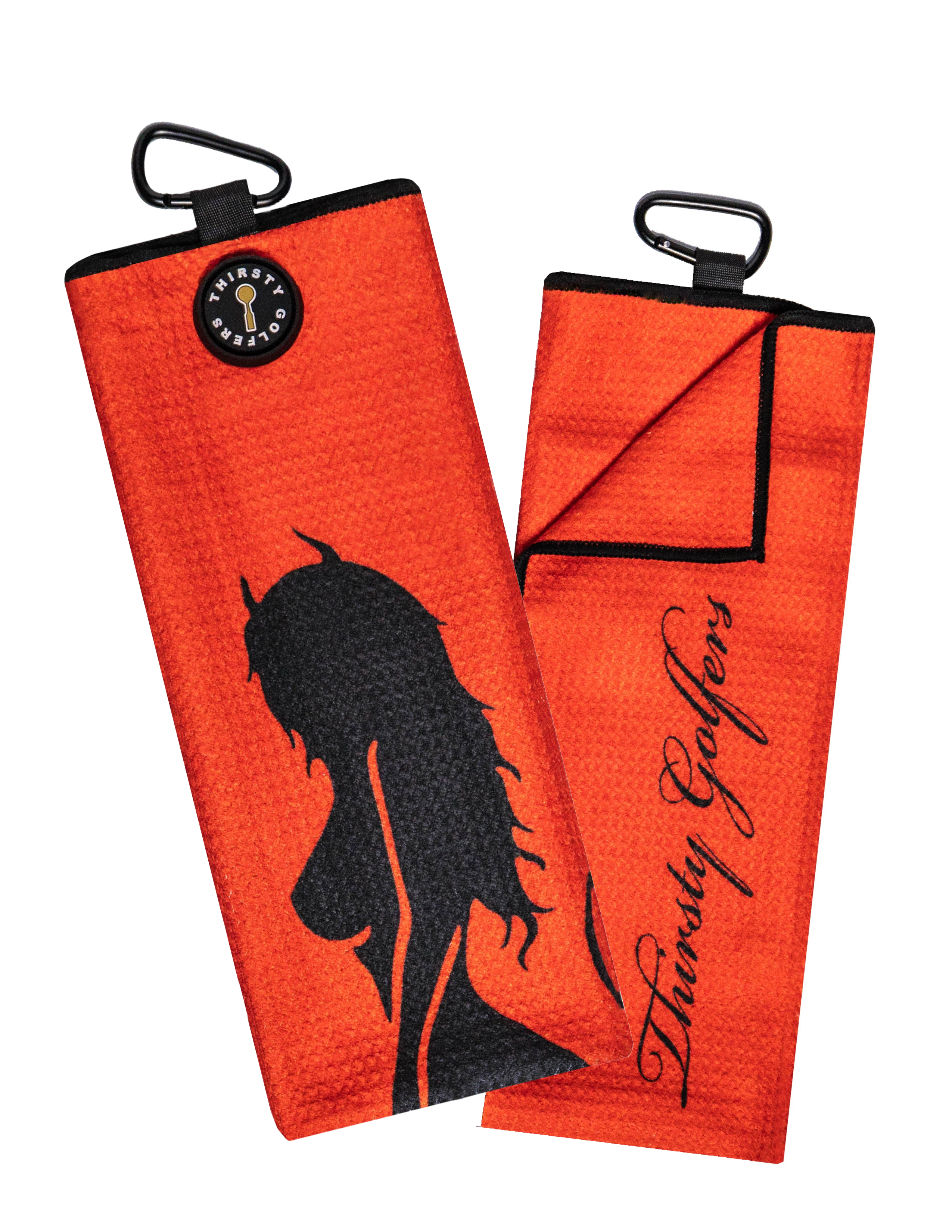 Golf, golf towel, sexy, towel, magnet, metal clip