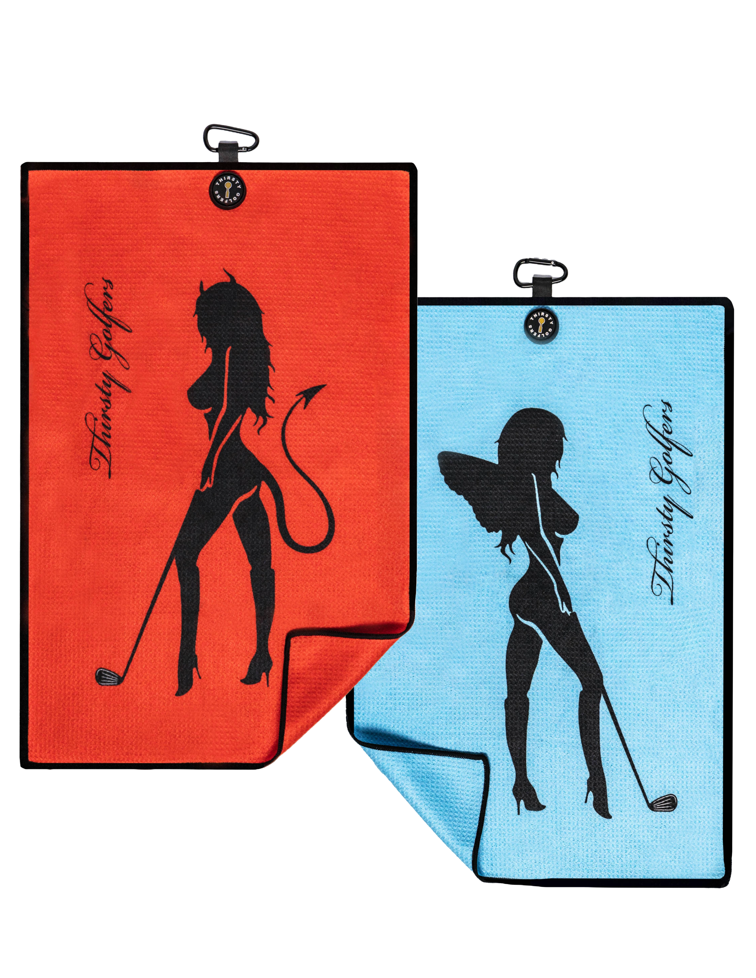 Featured image for “Sexy Angel & Devil Golf Towel Bundle Pack 😇🔥”